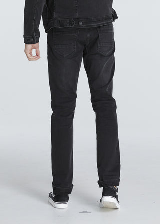 Jack Russel - Men Jeans - Handwerk J-GRN Slim Fit Black Smoke Fade