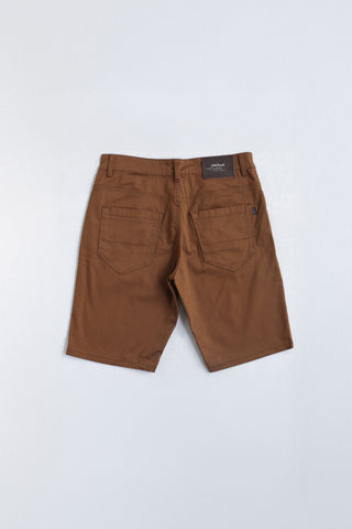 Men Shorts Straight Fit - Klassik JS-1/3 Straight Fit Brown