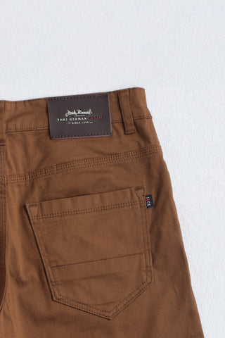 Men Shorts Straight Fit - Klassik JS-1/3 Straight Fit Brown