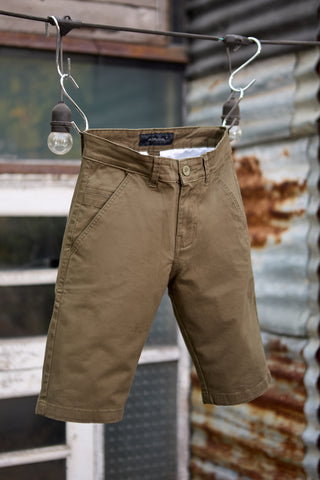 Jack Russel - Men Shorts - Klassik JS-217/OL Slim Fit Olive Green