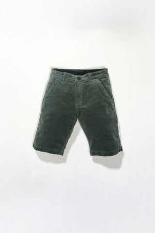 Jack Russel - Men Couduroy Shorts - Handwerk JS-222/GRN Slim Fit Green