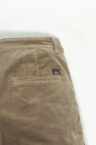 Jack Russel - Men Couduroy Shorts - Handwerk JS-222/LK Slim Fit Light Khaki