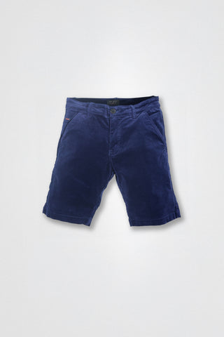 Jack Russel - Men Couduroy Shorts - Handwerk JS-222/NAVY Slim Fit Navy