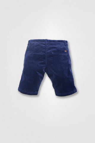Jack Russel - Men Couduroy Shorts - Handwerk JS-222/NAVY Slim Fit Navy