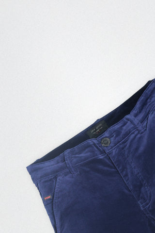 Jack Russel - Men Couduroy Shorts - Handwerk JS-222/NAVY Slim Fit Navy