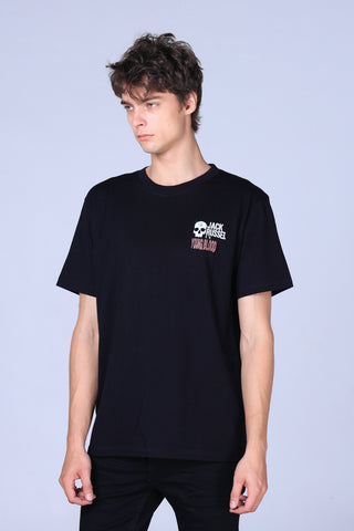 Jack Russel - Men T-Shirts - Klassik TJ-YB2/BK Oversized Black