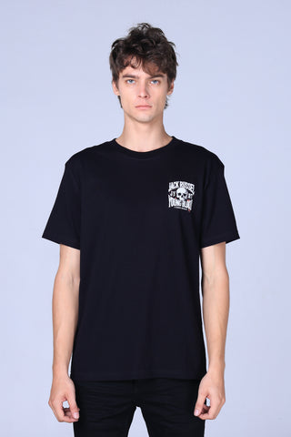 Jack Russel - Men T-Shirts - Klassik TJ-YB3/BK Oversized Black