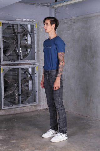 JACK RUSSEL กางเกงยีนส์ผู้ชาย ทรงกระบอกเล็ก Slim-Fit รุ่น J-636 กางเกงยีนส์แจ็ครัสเซล Jack Russel Jeans