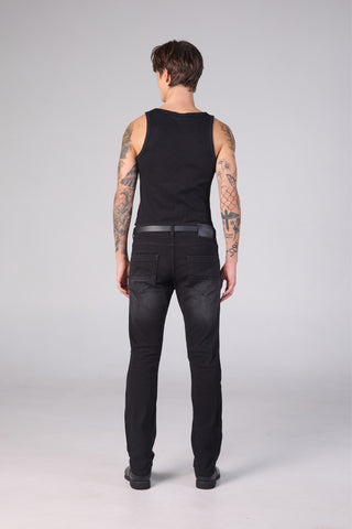 Jack Russel - Men Jeans - Klassik J-1103/BK Slim Fit Vintage Black