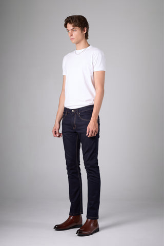 Jack Russel - Men Jeans - Klassik J-1105 Slim Fit Midnight Blue Tone