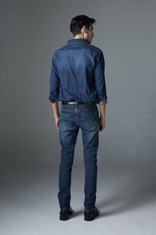 Jack Russel - Men Jeans - Klassik J-1128/BL Slim Fit Blue