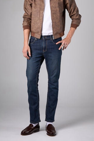 Jack Russel - Men Jeans - Klassik J-1135 Slim Fit Deep Blue