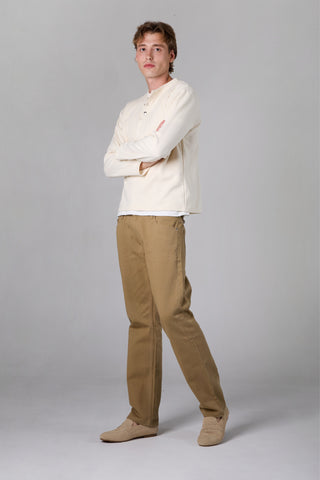 Jack Russel - Men Chino - Klassik J-1191/KK Straight Fit Khaki