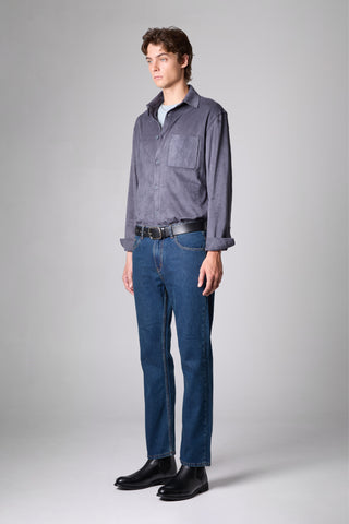 Jack Russel - Men Jeans - Klassik J-1193 Straight Fit Navy Blue