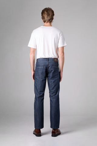 Jack Russel - Men Jeans - Klassik J-1194 Straight Fit Dark Blue