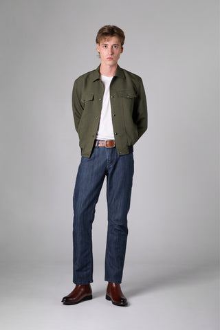 Jack Russel - Men Jeans - Klassik J-1194 Straight Fit Dark Blue