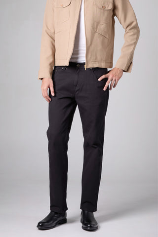 Jack Russel - Men Jeans - Klassik J-1197 Straight Fit Black