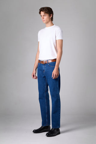 Jack Russel - Men Jeans - Klassik J-1198 Straight Fit Navy Blue