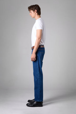 Jack Russel - Men Jeans - Klassik J-1198 Straight Fit Navy Blue