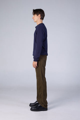 Jack Russel - Men Corduloy Pants กางเกงลูกฝูกทรงกระบอกตรงผู้ชาย - Klassik J-1200/OG Straight Fit Olive Green