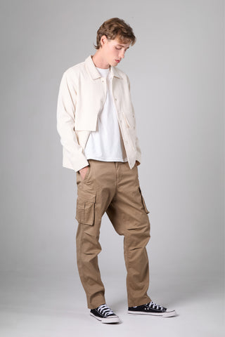 แจ็ค รัสเซล - กางเกงคาร์โก้ผู้หญิง - Klassik J-222/KK สีคากี เอวกลาง