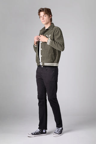 Jack Russel - Men Chino - Klassik J-3006/BK Slim Fit Black