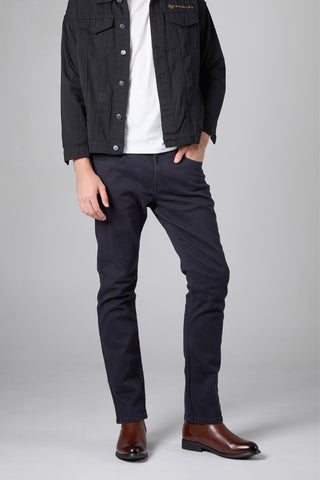 Jack Russel - Men Chino - Klassik J-3006/BLU Slim Fit Blue