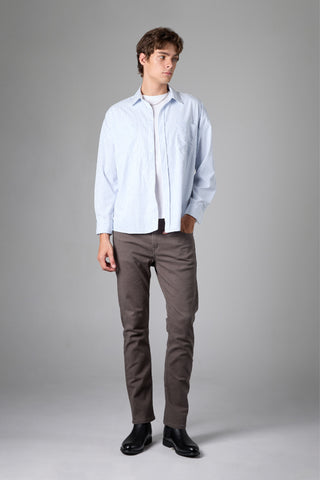 แจ็ค รัสเซล - กางเกงชิโนผู้ชาย - Klassik J-3006/GRY ทรงสลิมฟิต สีเทา