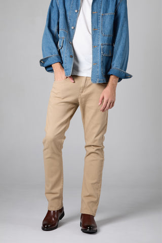 Jack Russel - Men Chino - Klassik J-3006/KK Slim Fit Khaki