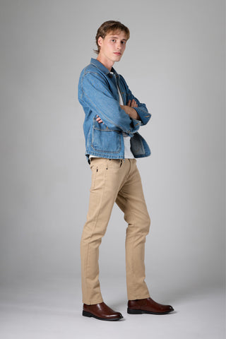 Jack Russel - Men Chino - Klassik J-3006/KK Slim Fit Khaki