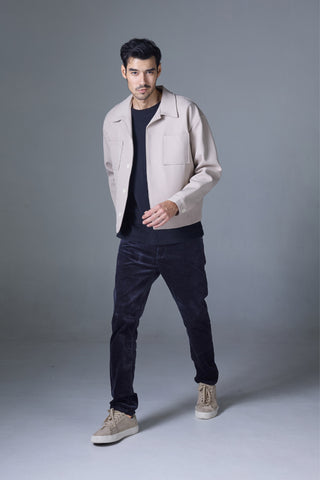 Jack Russel - Men Corduroy Pants - Klassik J-427/16/1 Corduroy Slim Fit Black