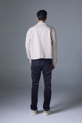 Jack Russel - Men Corduroy Pants - Klassik J-427/16/1 Corduroy Slim Fit Black