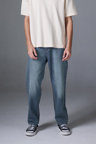 Jack Russel - Men Jeans - Klassik J-6001/BL Baggy Low Rise Wide Leg Blue