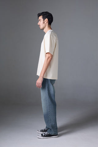 Jack Russel - Men Jeans - Klassik J-6001/BL Baggy Low Rise Wide Leg Blue