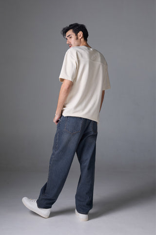 Jack Russel - Men Jeans - Klassik J-6001/RB Baggy Low Rise Wide Leg Rust Fade