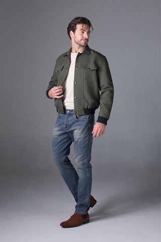 Jack Russel - Men Jeans - Handwerk J-813 Slim Fit Medium Blue Rust Fade