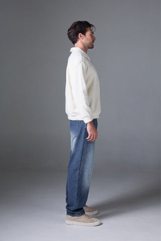 Jack Russel - Men Jeans -  Klassik J-BAGGY/DB Wide Leg Dark Blue