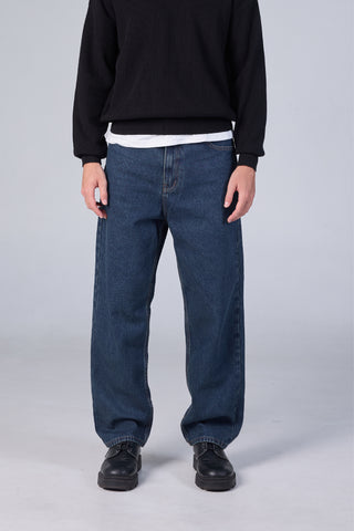 Jack Russel - Men Jeans กางเกงยีนส์ผู้ชาย ทรงขาบาน - Klassik J-BAGGY/NB Wide leg Navy Blue 