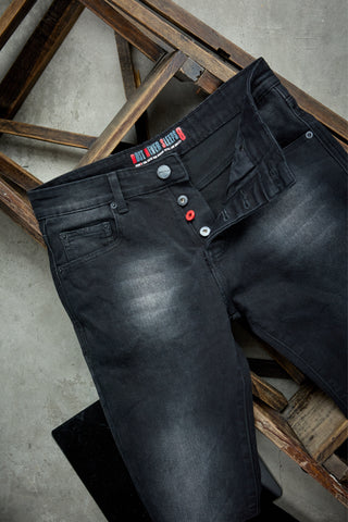 Jack Russel - กางเกงยีนส์ผู้ชาย - Handwerk J-GEN/8 Skinny Tight Fit สีดำ