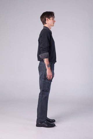 Jack Russel - Men Jeans - Handwerk J-HYPE Straight Legs Cargo Midnight Indigo