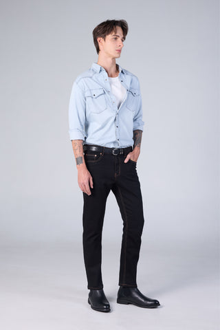 Jack Russel - Men Jeans - Handwerk J-JACK/BK2 Classic Slim Fit Black 2