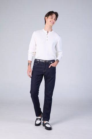 Jack Russel - Men Jeans - Handwerk J-JACK/DB Classic Slim Fit Dark Blue