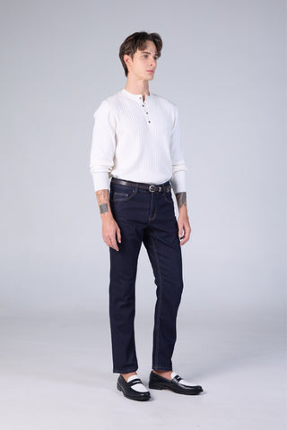 Jack Russel - Men Jeans - Handwerk J-JACK/DB Classic Slim Fit Dark Blue