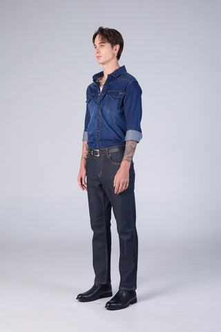 Jack Russel - Men Jeans - Handwerk J-JACK/SB Classic Slim Fit Silver Blue