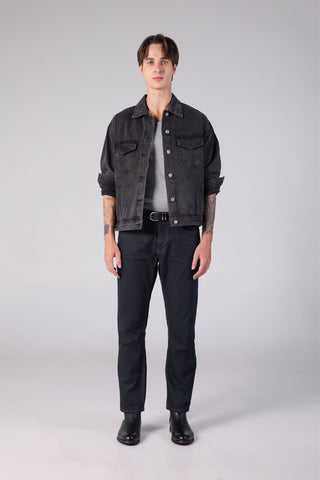 Jack Russel - Men Jeans - Handwerk J-MUST Classic Slim Fit Carbon Blue Grey