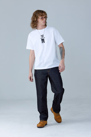 Jack Russel X Junji Ito - Unisex Jeans - Meisterwerk J-TOMIE Baggy Low Rise Wide Leg