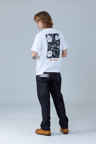 Jack Russel X Junji Ito - Unisex Jeans - Meisterwerk J-TOMIE Baggy Low Rise Wide Leg
