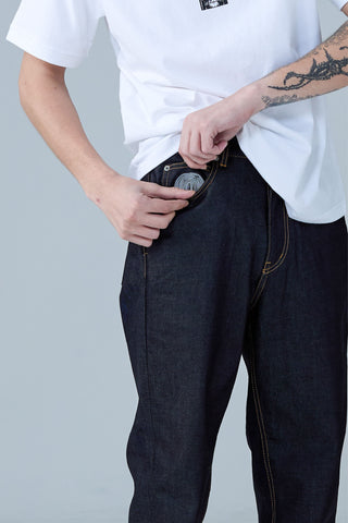 Jack Russel X Junji Ito - Unisex Jeans - Meisterwerk J-TOMIE Baggy Low Rise Wide Leg