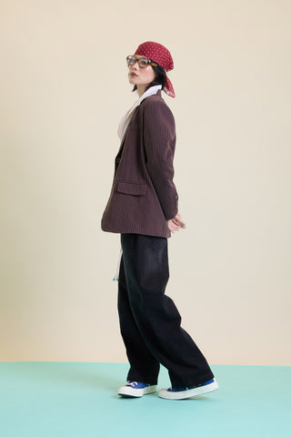 Jack Russel - Women Jeans - Klassik JF-168/BK Baggy Low Rise Wide Leg Black