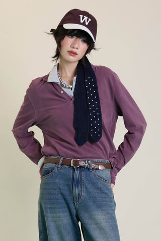 Jack Russel - Women Jeans - Klassik JF-168/RB Baggy Low Rise Wide Leg Rust Blue